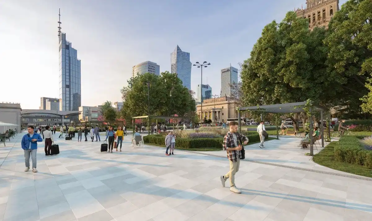 Nowe Centrum Warszawy wizualizacja