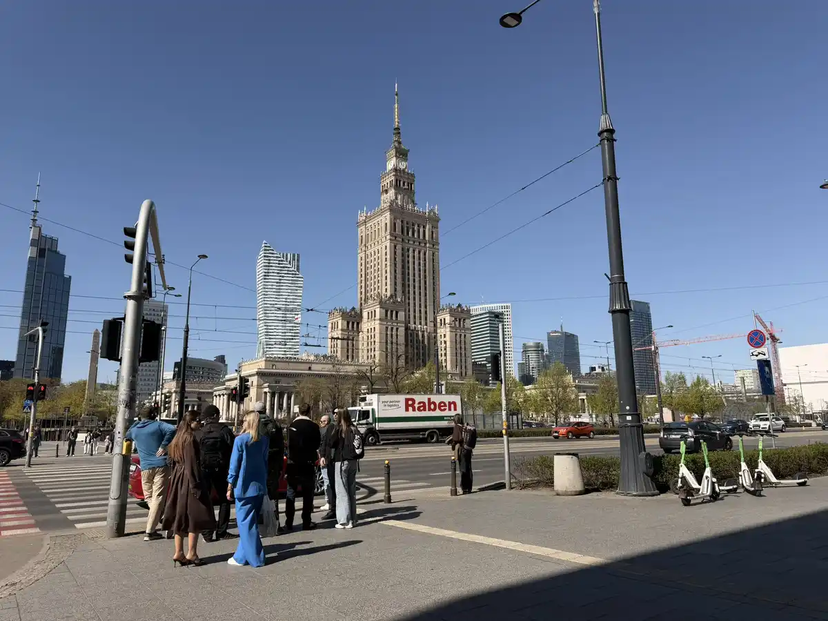 Widok na Pałac Kultury